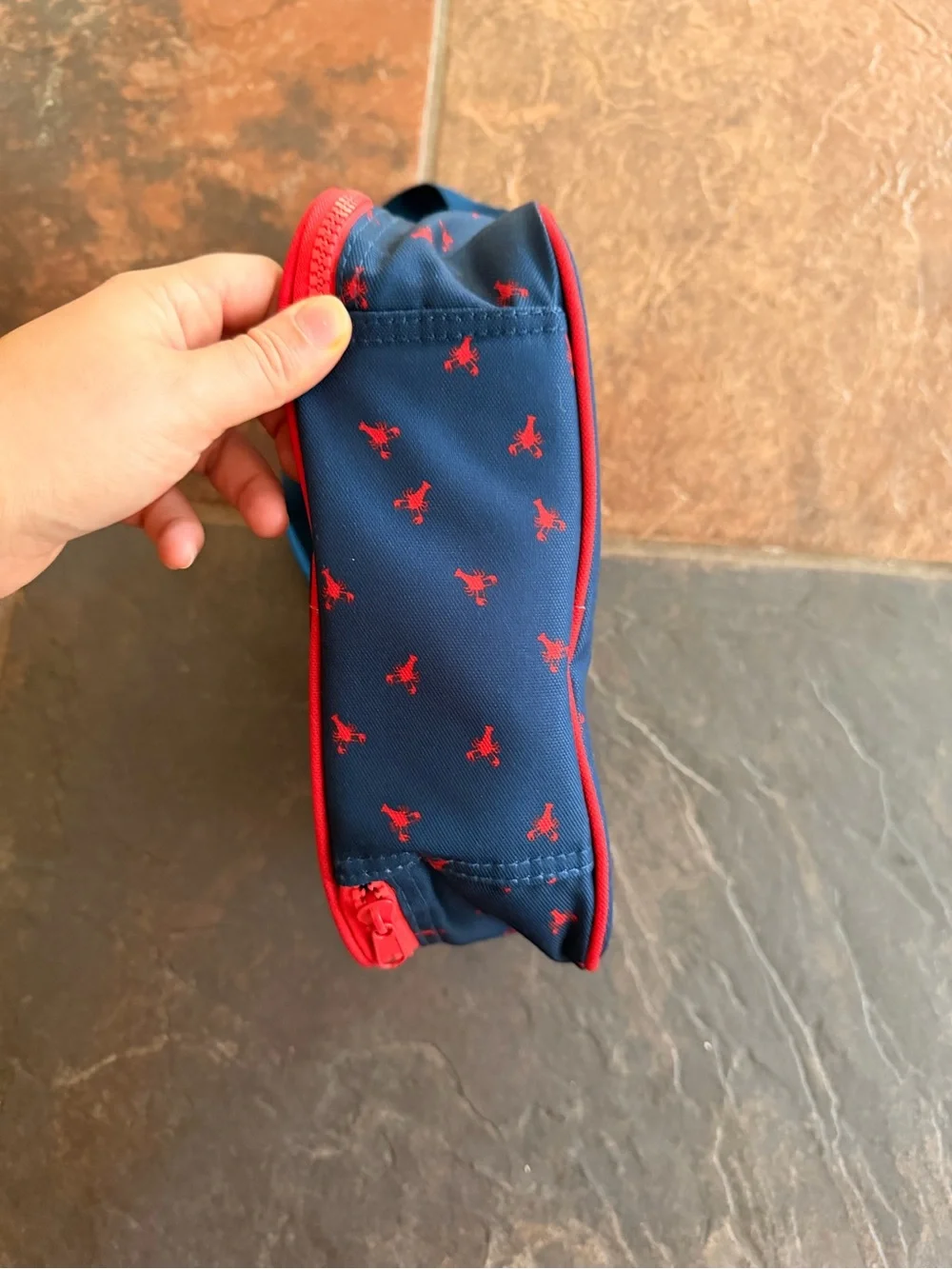 Nautica Lobster Print Lunch Box